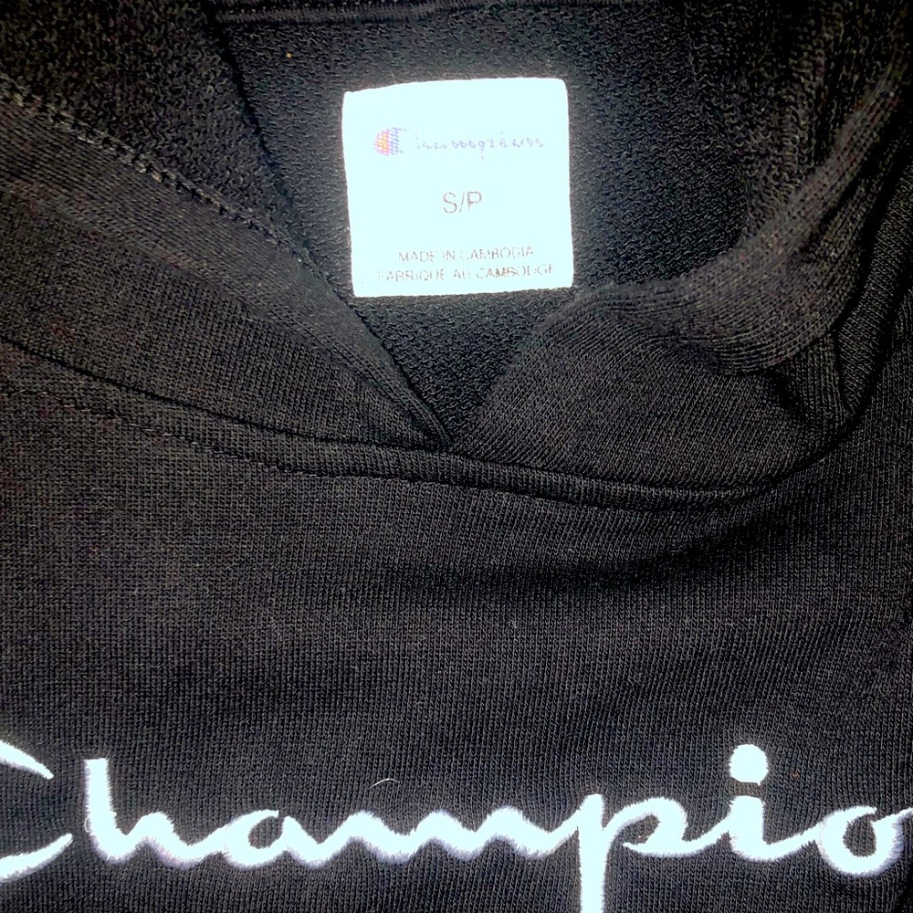 Black champion sweater